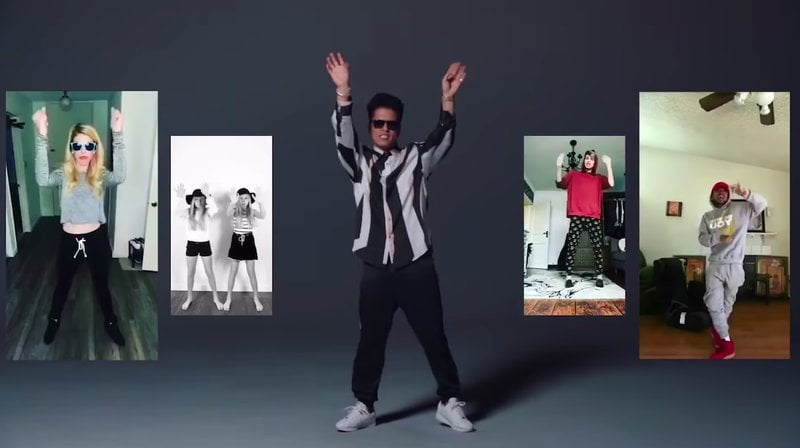 Izaandelle i Bruno Mars musikvideo Izaandelle i Bruno Mars musikvideo